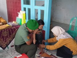Sinergi Babinsa Dan Nakes, Ujung Tombak Percepatan Penurunan Stunting Di Sutojayan