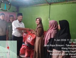 Camat Timang Gajah dan Forkopimcam Hadiri Zikir serta Salurkan Bantuan di Kampung Setie