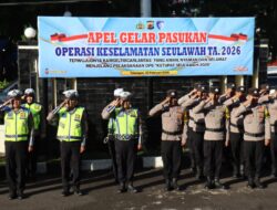 Polres Aceh Tengah Gelar Apel Operasi Keselamatan Seulawah 2026, Fokus Ciptakan Kamseltibcarlantas Jelang Ramadhan