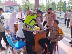 Sidokkes Polres Bener Meriah Gelar Pemeriksaan Kesehatan Personel