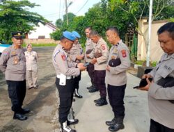 Kapolsek Warunggunung Polres Lebak Dampingi Kanit I Hartib Propam Polda Banten Gelar Gaktibplin di Mapolsek Warunggunung