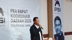 Ketua PSI DPD Lebak H. Dita Fajar, Dalam Sambutan Pra Rakorda di Malingping Gelorakan Aspirasi Masyarakat Pemekaran Cilangkahan