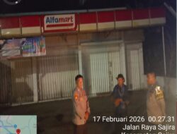 Polsek Sajira Polres Lebak Gepar patroli Malam Ciptakan Rasa Aman nyaman dan Kondusif Bagi Masyarakat