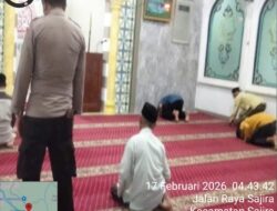 Gelar Sholat Subuh Berjamaah Polsek Sajira Polres Lebak dan Tingkatkan Silaturahmi