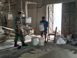 Babinsa Teras Sambangi Penggilingan Padi, Perkuat Sinergi Demi Ketahanan Pangan Desa