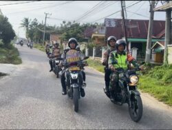 Personel Polres Sarolangun Melaksanakan Apel dan Pengamanan Giat Masyarakat Bersama TNI dan Unsur Terkait