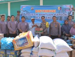 Bantuan Logistik Kapolri untuk Warga Terdampak Tiba Lagi, 34 Posko Pengungsi Aceh Tengah Disentuh