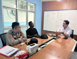 Bhabinkamtibmas Polsek Rangkasbitung Polres Lebak Sambangi Kepala SPPG Sampaikan Pesan Kamtibmas