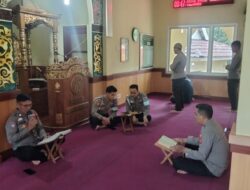 Bangun SDM Religius dan Berintegritas, Polres Sarolangun Rutin Tadarusan Ramadan