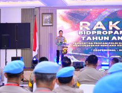 Kapolda Jambi Buka Rakernis Bidpropam 2026, Tekankan Pengawasan Adaptif dan Humanis