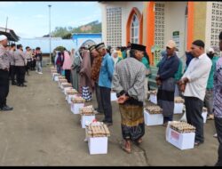 Mahasiswa STIK Angkatan 83 Tebar Kepedulian di Mendale, Salurkan 40 Paket Sembako dan Pulihkan Fasilitas Ibadah