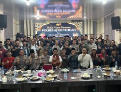Buka Puasa Bersama, Polres Aceh Tengah Perkuat Sinergi Kamtibmas dengan OKM, Mahasiswa dan Insan Pers