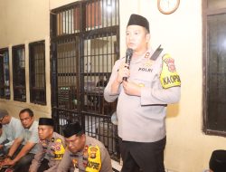 Tingkatkan Pembinaan Mental dan Spiritual Tahanan, Kapolres Sarolangun Buka Bersama di Rutan 