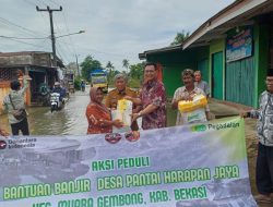 ‎Pegadaian Hadir Bantu Sekitar 1.500 KK Korban Banjir Di Muara Gembong