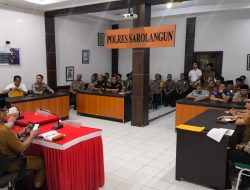 Polres Sarolangun Gelar Rakor Lintas Sektoral Kesiapan Ops Ketupat 2026