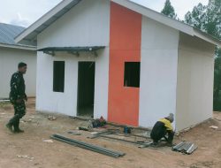 Pembangunan Huntara dan Huntap di Wilayah Koramil 05/Linge Capai Progres Signifikan