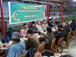 Polres Bener Meriah Pererat Sinergitas dengan Awak Media Melalui Buka Puasa Bersama