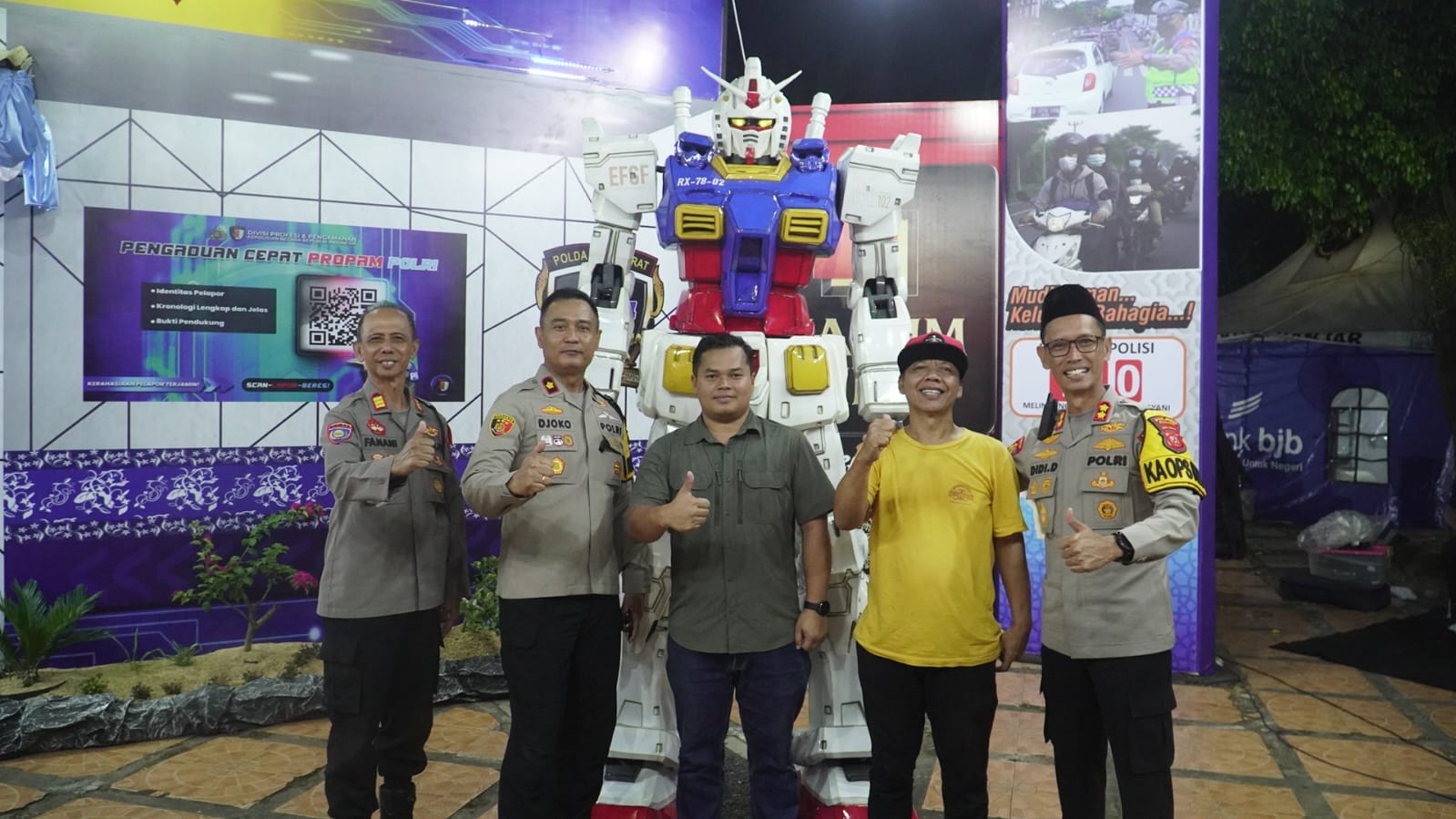 Pos Terpadu Alun-Alun Kota Banjar Jadi Oase Pemudik, Ada Pijat Gratis, Charging Station hingga Spot Selfie Robot