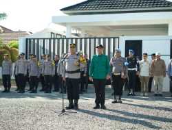 Bupati dan Kapolres Sarolangun Pimpin Apel Pengamanan Takbiran dan Ikuti Zoom Metting Pemantauan Sitkamtibmas Malam Lebaran 1447 H.