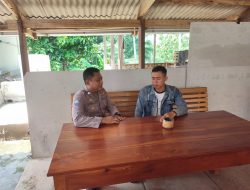 Babhinkamtibmas Polsek Sajira Polres Lebak Sambangi Warganya untuk menjalin silaturahmi