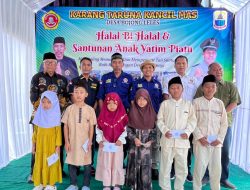 Karang Taruna Kancil Mas Santuni 70 Anak yatim Dalam Rangka Halal Bihalal