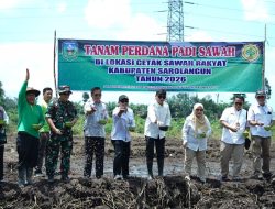 Kodim 0420/Sarko Dukung Cetak Sawah Rakyat, 433 Hektare Lahan Baru Siap Ditanami