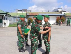 Puluhan Anggota Kodim 0106/Aceh Tengah, Kenaikan Pangkat Satu Tingkat