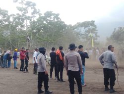 Polres Aceh Tengah Amankan Pembukaan Kejuaraan Grasstrack di Ketol, Ratusan Penonton Hadir