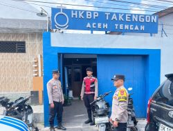 Polres Aceh Tengah Amankan Ibadah Paskah di Dua Gereja, Berlangsung Khidmat dan Kondusif