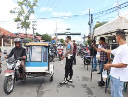 Satintelkam Polres Aceh Tengah Bersama OKP dan Mahasiswa Gelar Aksi Berbagi untuk Masyarakat