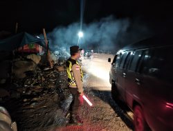 Pengamanan Arus Lalu Lintas di Weh Porak Berjalan Lancar, Akses Jalan Tetap Terkendali