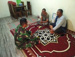 Babinsa Koramil 01/Lut Tawar Laksanakan Komsos Bersama Warga Binaan