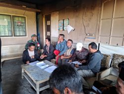 Demi Dorong Kemajuan Desa Babinsa Koramil 01/Lut Tawar Gelar Komsos