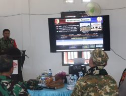 Dansatgas TMMD ke 128 Kodim 0420/Sarko Paparkan Sasaran Pelaksanaan TMMD di Desa Seko Besar