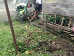 Babinsa Koramil 01/Lut Tawar Laksanakan Karya Bakti di Wilayah Binaan