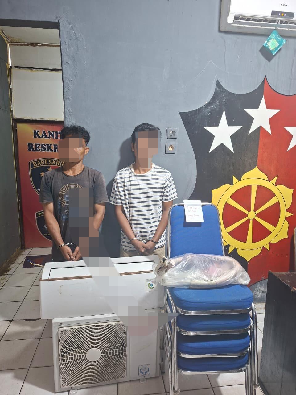 Polsek Sarolangun Berhasil Ungkap Kasus Pelaku Pencurian dengan Pemberatan.