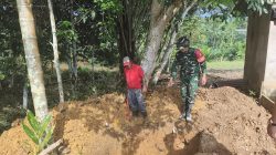 Satgas TMMD Ke-128 dan Warga Siapkan Septitank MCK Musholla Nurul Huda 