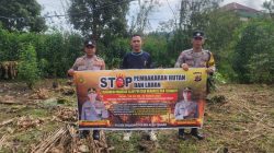 Patroli dan Sosialisasi Rutin Jajaran Polres Aceh Tengah Cegah Karhutla Terus Edukasi Warga