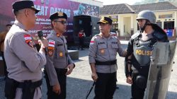 Kapolres Pantau Langsung Latihan Asah Kemampuan Personel dalam Pengamanan dan Pengendalian Massa