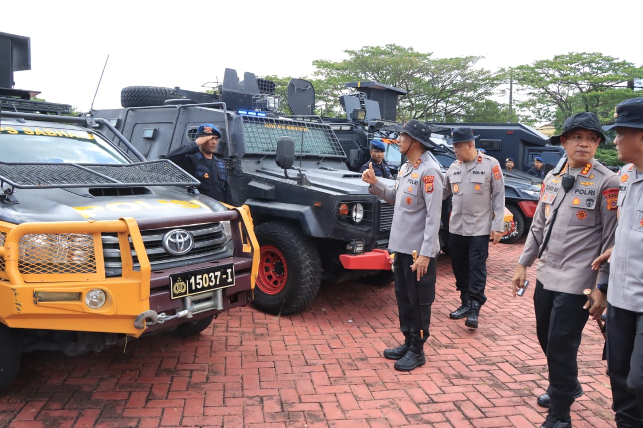 Polda Aceh Simulasikan Sispamkota, Tegaskan Pelayanan Humanis Jelang May Day 2026
