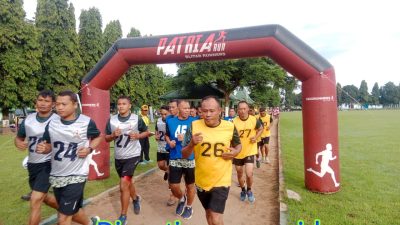 Jaga Kesiapan Fisik Prajurit, Personel Kodim 0808/Blitar Gelar Garjas Periodik I