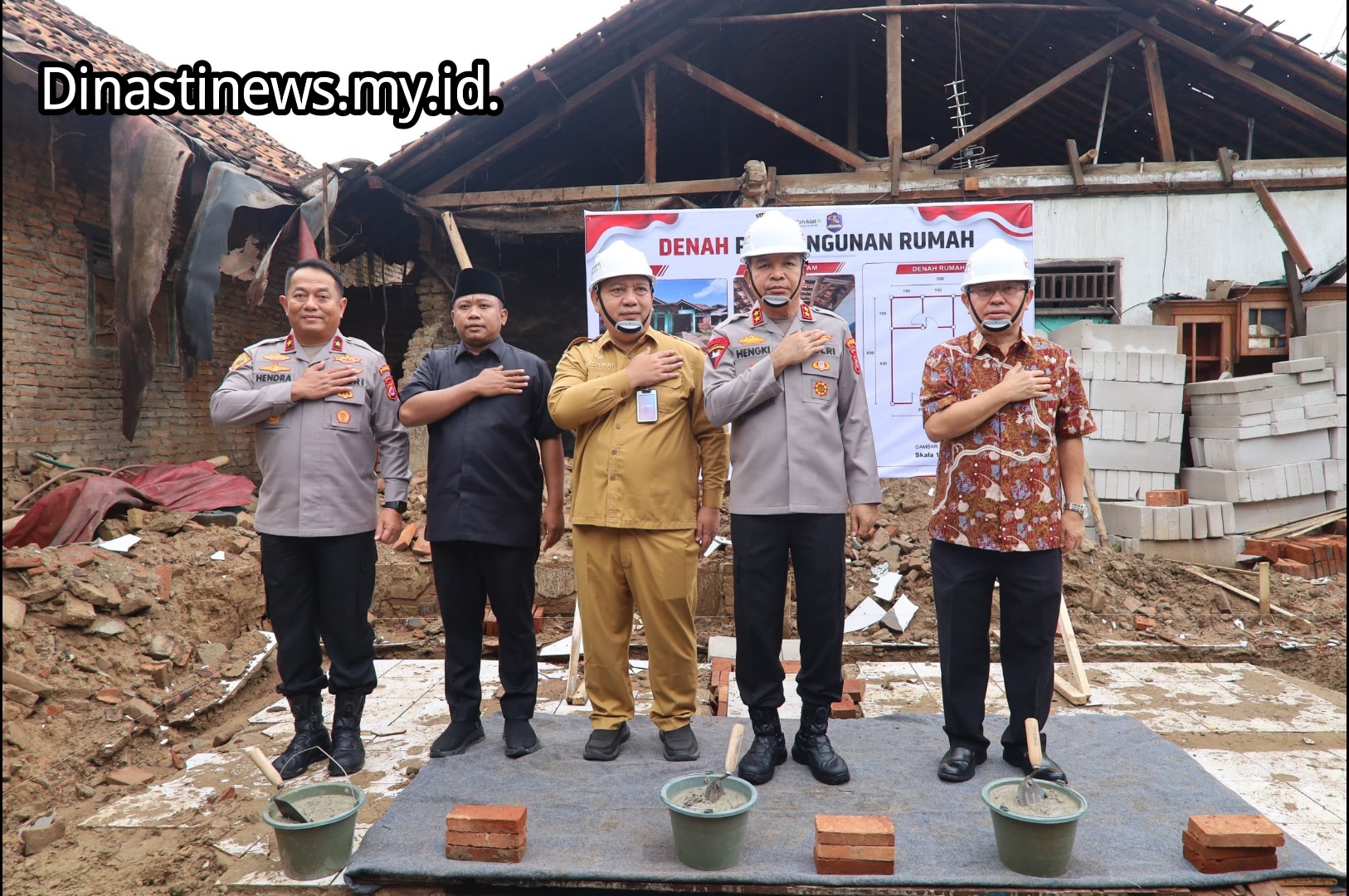 Groundbreaking Program Bedah Rumah RTLH, Polda Banten Wujudkan Hunian Layak bagi Masyarakat