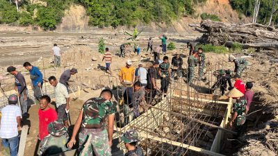 Pembangunan Jembatan Perintis Garuda Tahap III di Aceh Tengah Capai Progres 20,1 Persen