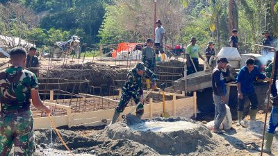 Pembangunan Jembatan Perintis Garuda Tahap III di Aceh Tengah Capai Progres 20,1 Persen