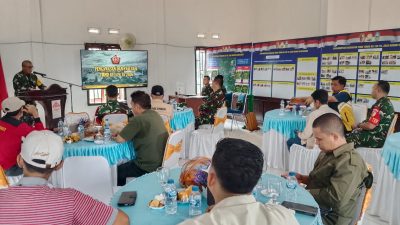 Tim WASEV TMMD Tinjau Pembangunan di Desa Seko Besar 