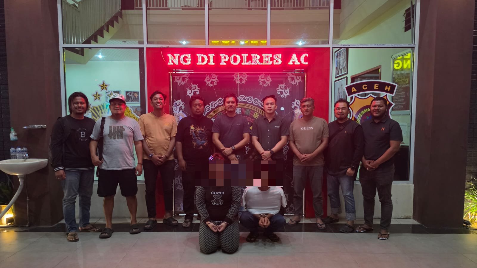 Satreskrim Polres Aceh Tengah Bekuk Dua Buronan Kasus Curas Maut Pekanbaru