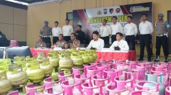 Polresta Sidoarjo Ungkap Sindikat Elpiji Oplosan di Rumah Kontrakan