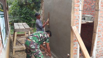 Satgas TMMD Ke-128 Kodim 0420/Sarko Renovasi MCK TPA Desa Seko Besar, Wujud Kepedulian Nyata untuk Lingkungan dan Kesehatan Warga