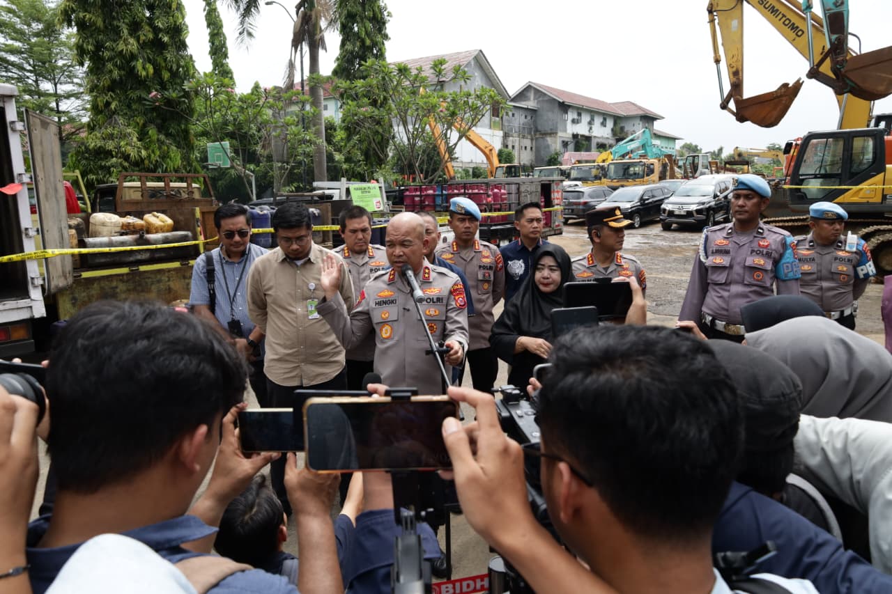 Polda Banten Ringkus 7 Tersangka Kasus Tambang Ilegal Periode 2026