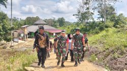 Danrem 042/Gapu Tinjau Langsung Progres TMMD ke-128 kodim 0420/Sarko di Desa Seko Besar
